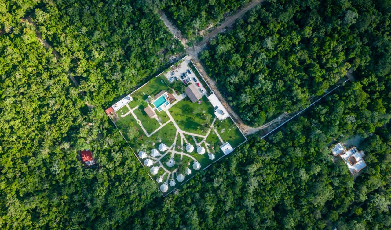 Xakluum Eco Glampings Hotel Puerto Morelos Eksteriør billede
