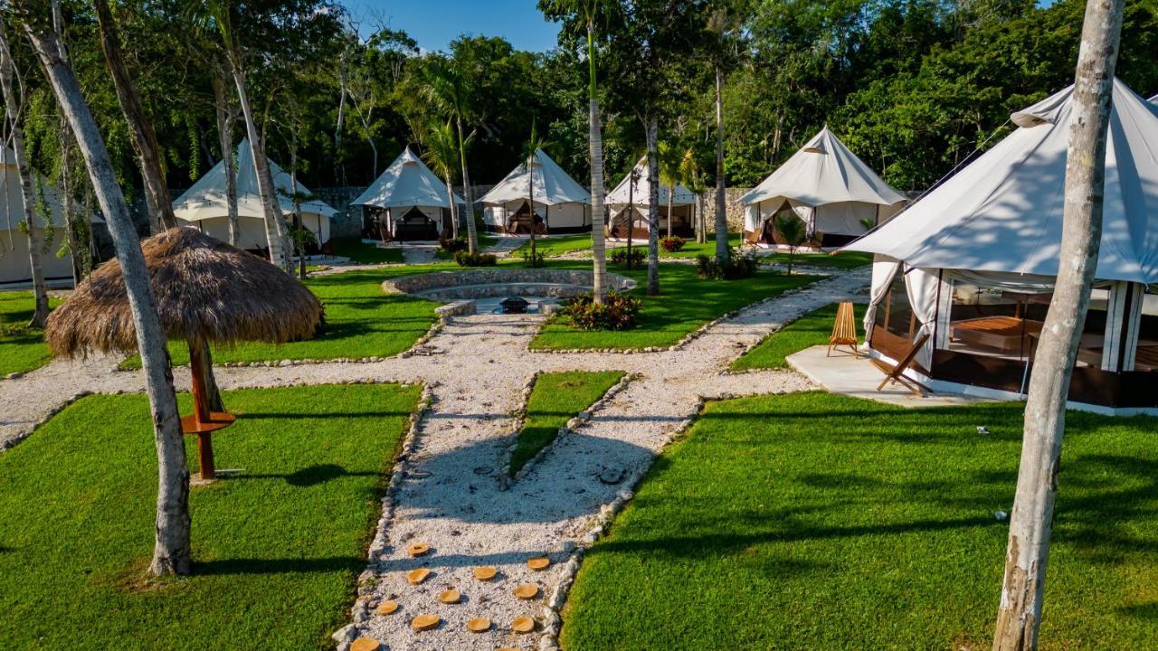 Xakluum Eco Glampings Hotel Puerto Morelos Eksteriør billede