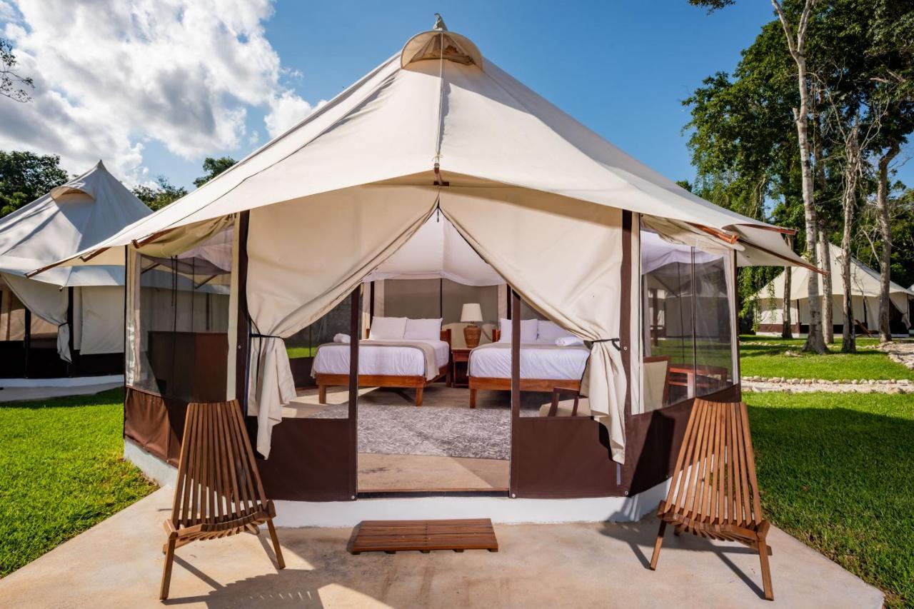 Xakluum Eco Glampings Hotel Puerto Morelos Eksteriør billede
