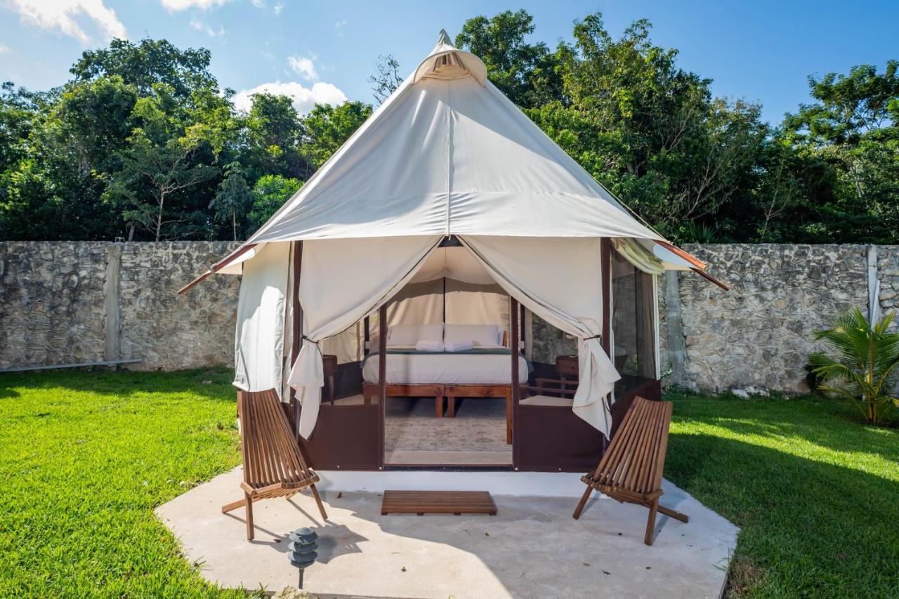 Xakluum Eco Glampings Hotel Puerto Morelos Eksteriør billede