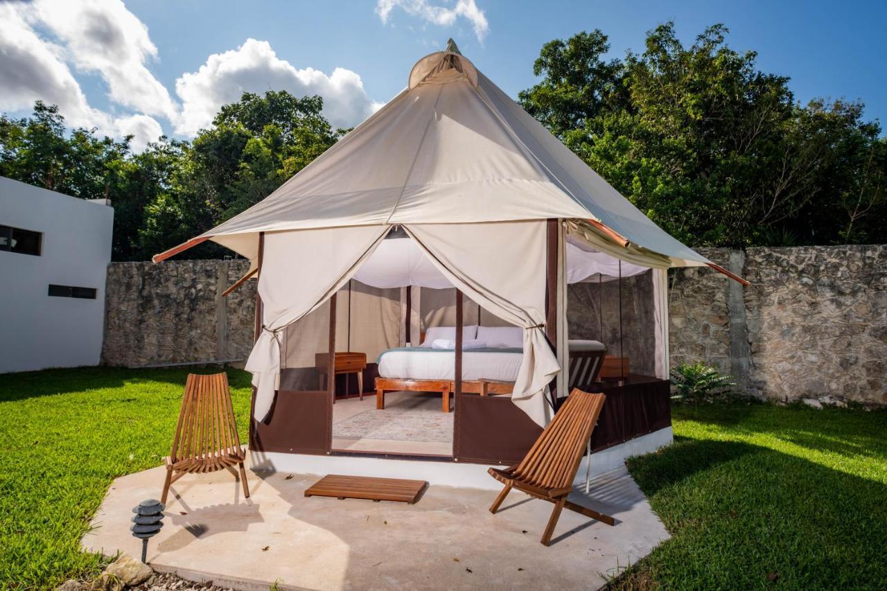 Xakluum Eco Glampings Hotel Puerto Morelos Eksteriør billede