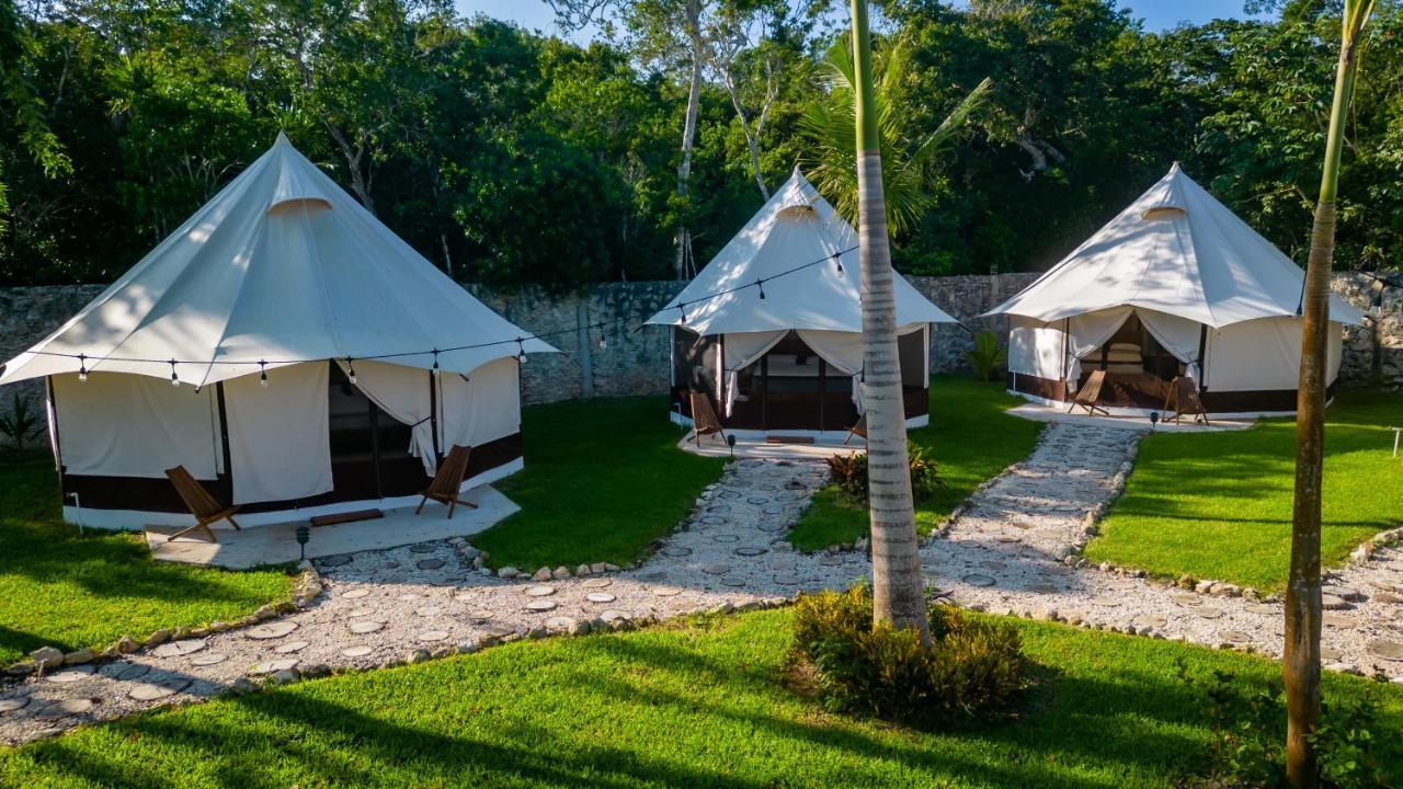 Xakluum Eco Glampings Hotel Puerto Morelos Eksteriør billede