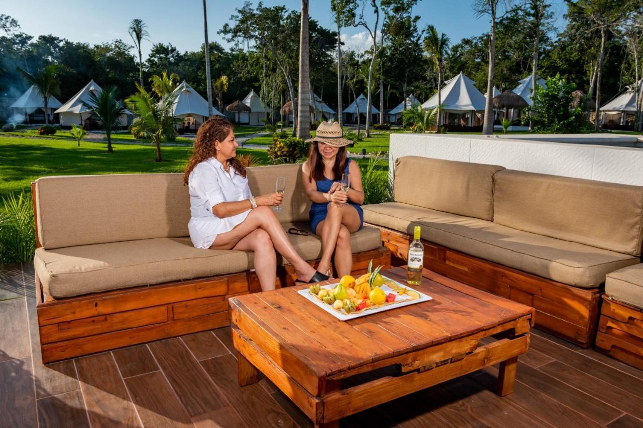 Xakluum Eco Glampings Hotel Puerto Morelos Eksteriør billede