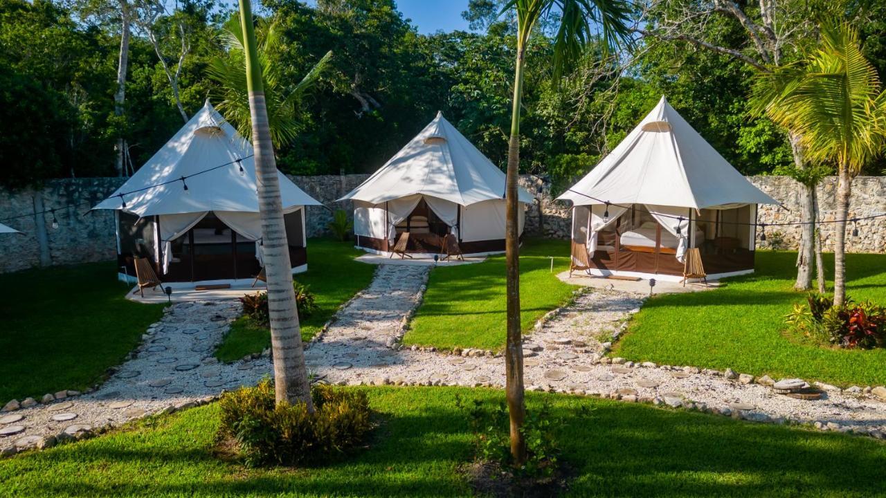 Xakluum Eco Glampings Hotel Puerto Morelos Eksteriør billede