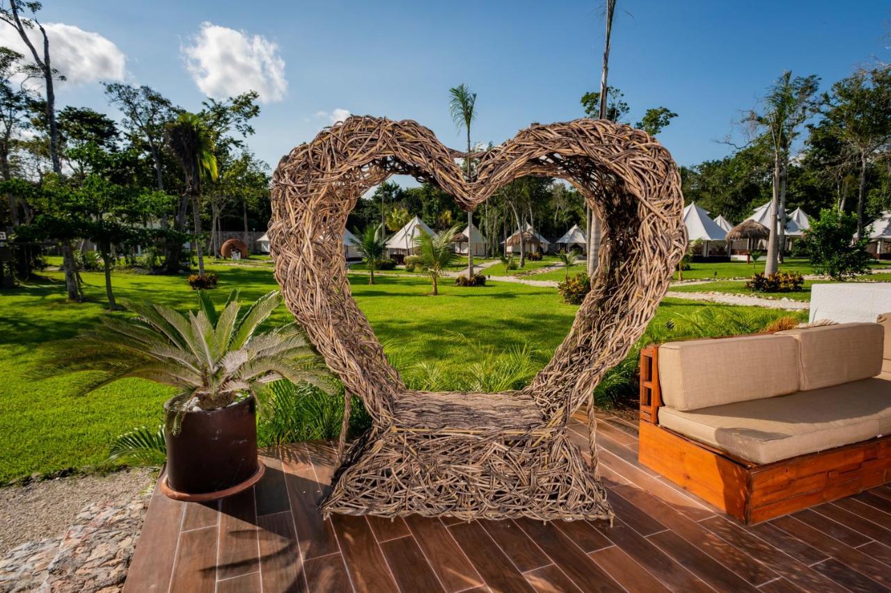 Xakluum Eco Glampings Hotel Puerto Morelos Eksteriør billede