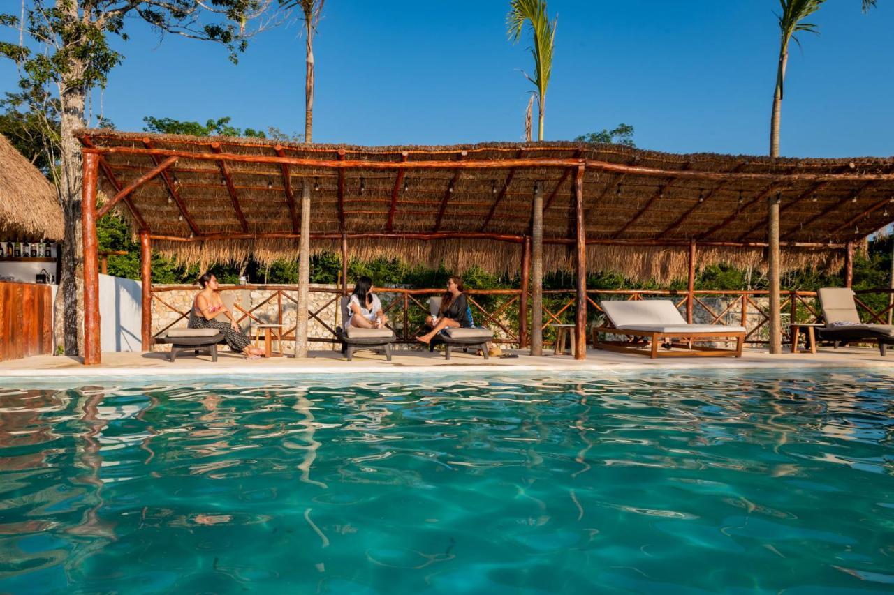 Xakluum Eco Glampings Hotel Puerto Morelos Eksteriør billede