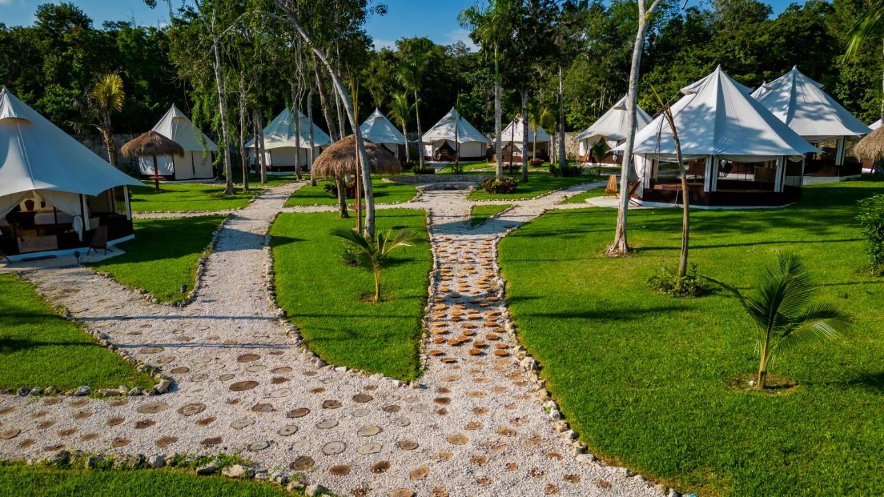 Xakluum Eco Glampings Hotel Puerto Morelos Eksteriør billede