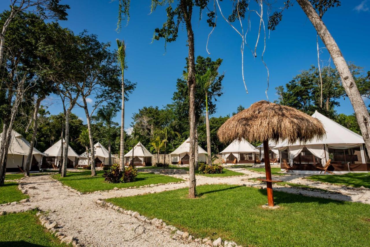 Xakluum Eco Glampings Hotel Puerto Morelos Eksteriør billede