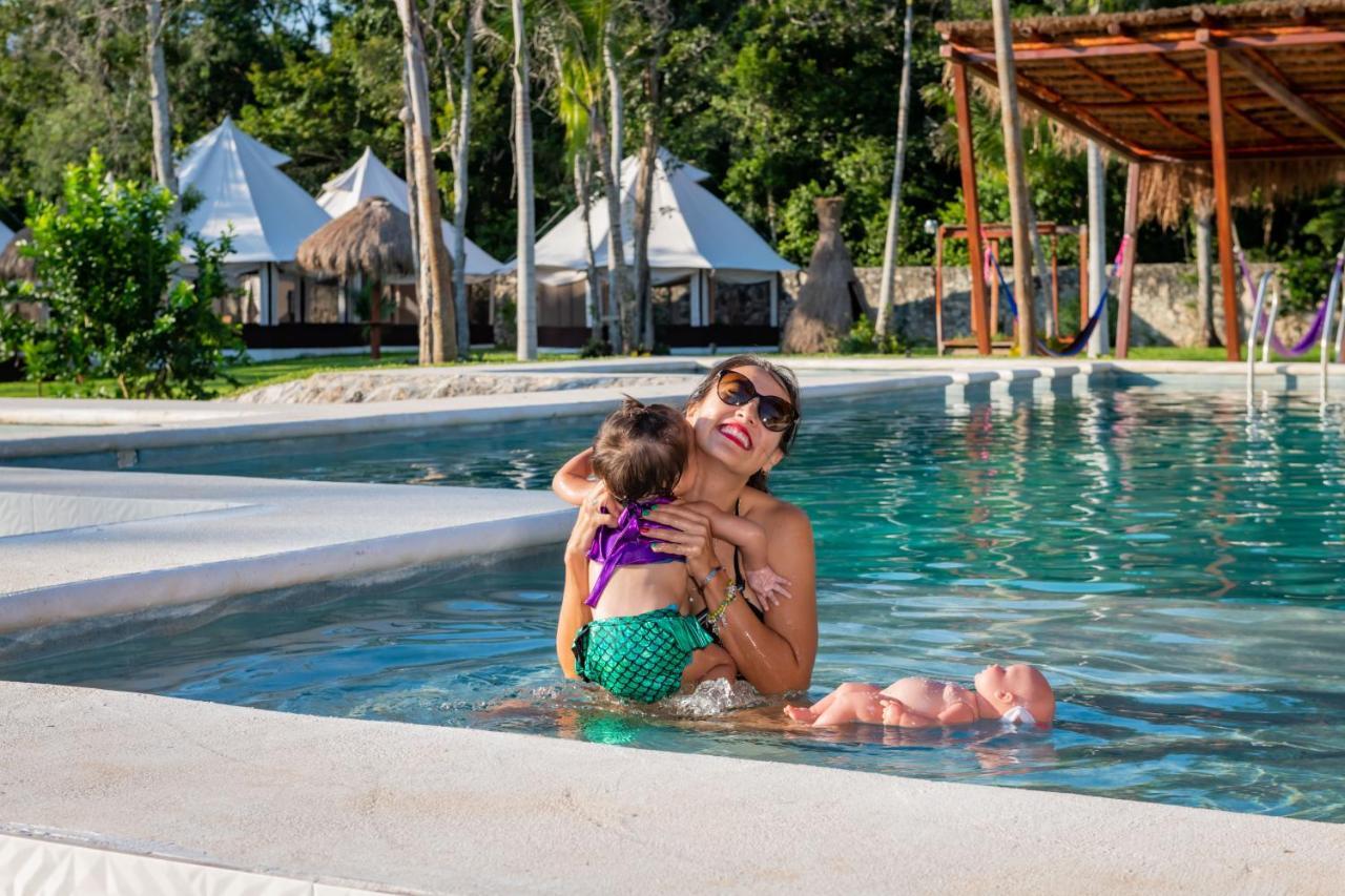 Xakluum Eco Glampings Hotel Puerto Morelos Eksteriør billede