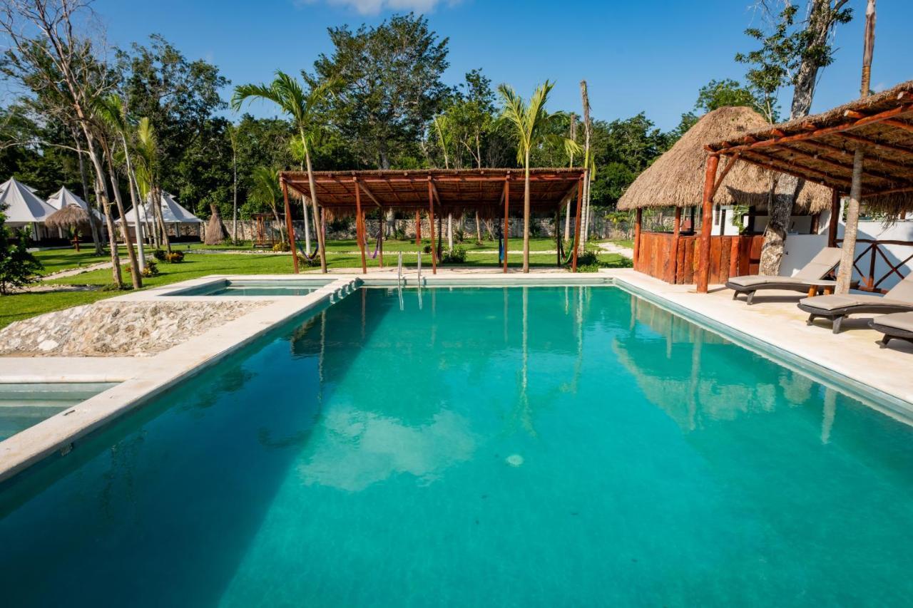 Xakluum Eco Glampings Hotel Puerto Morelos Eksteriør billede