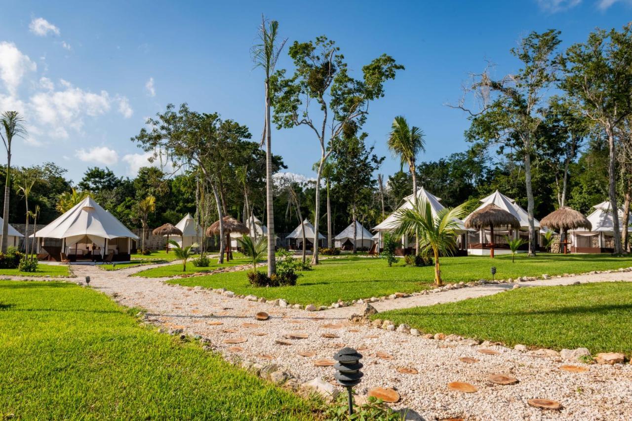 Xakluum Eco Glampings Hotel Puerto Morelos Eksteriør billede