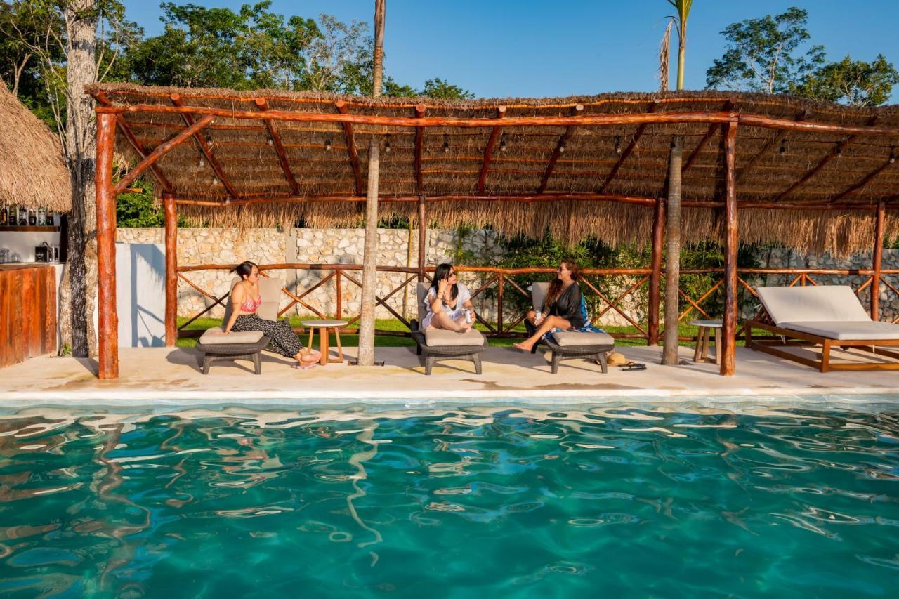 Xakluum Eco Glampings Hotel Puerto Morelos Eksteriør billede