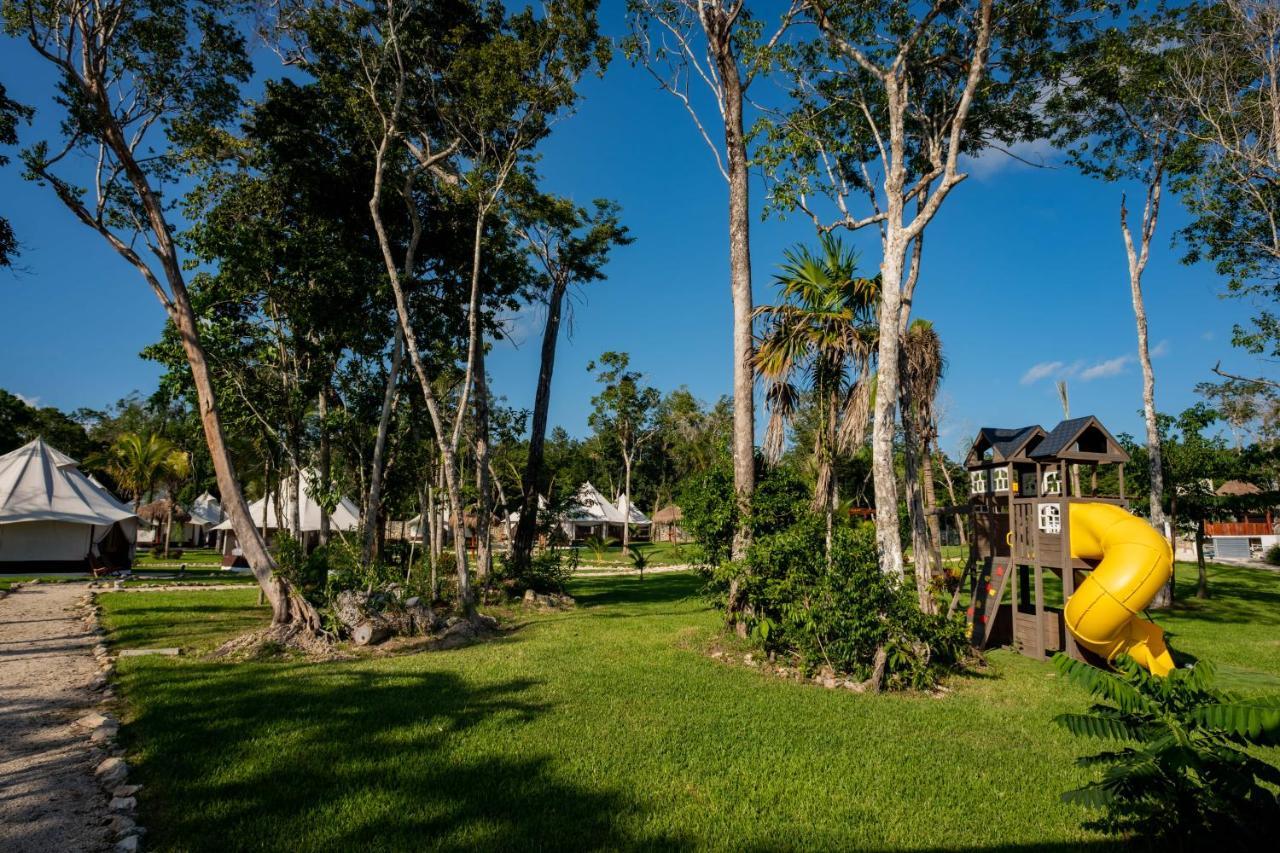 Xakluum Eco Glampings Hotel Puerto Morelos Eksteriør billede