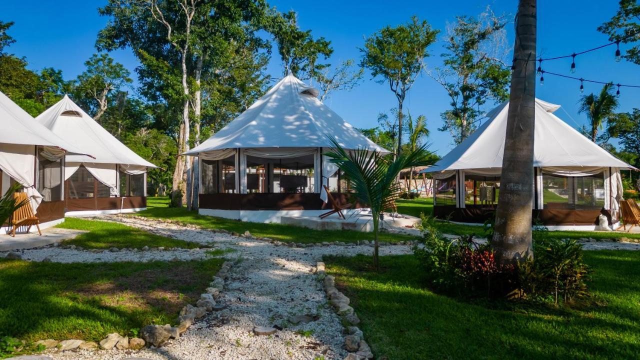 Xakluum Eco Glampings Hotel Puerto Morelos Eksteriør billede