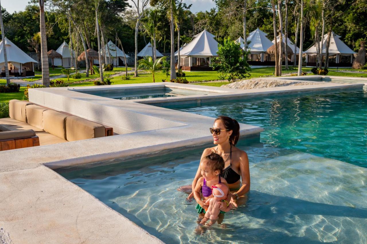 Xakluum Eco Glampings Hotel Puerto Morelos Eksteriør billede