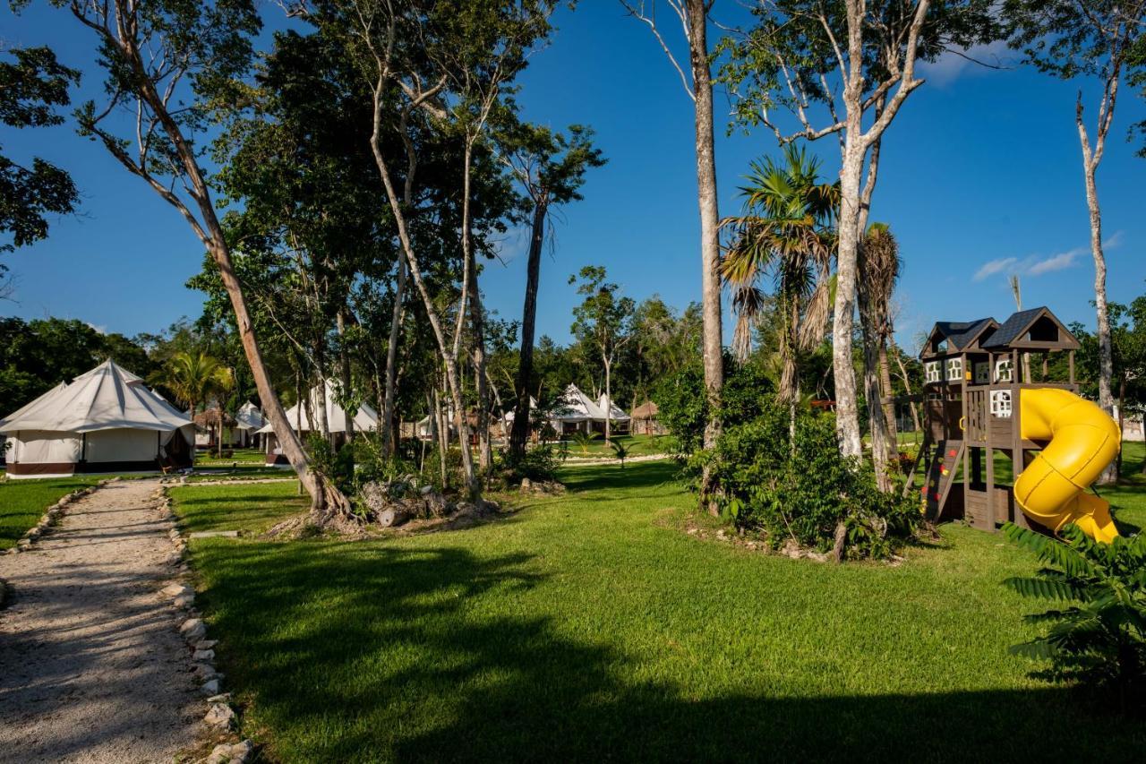 Xakluum Eco Glampings Hotel Puerto Morelos Eksteriør billede