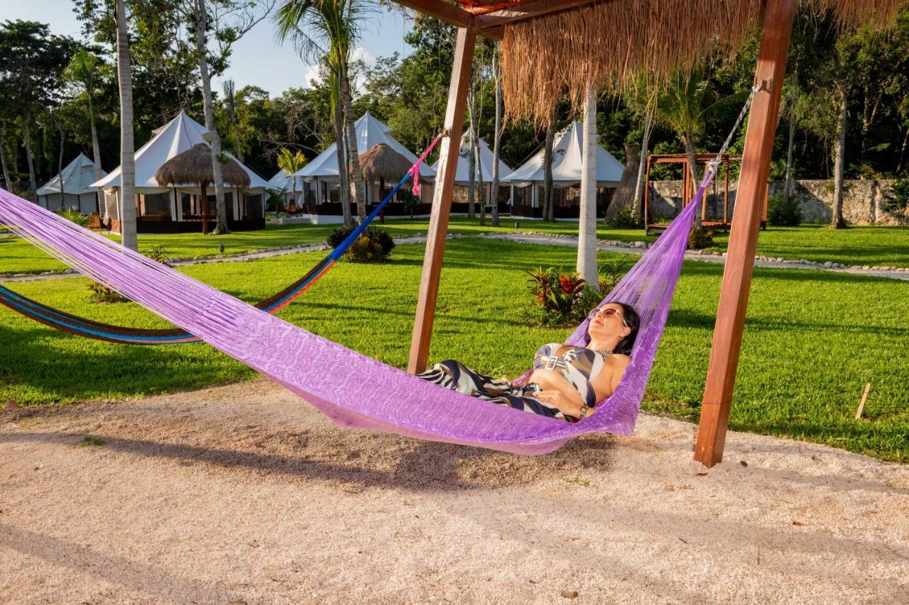 Xakluum Eco Glampings Hotel Puerto Morelos Eksteriør billede
