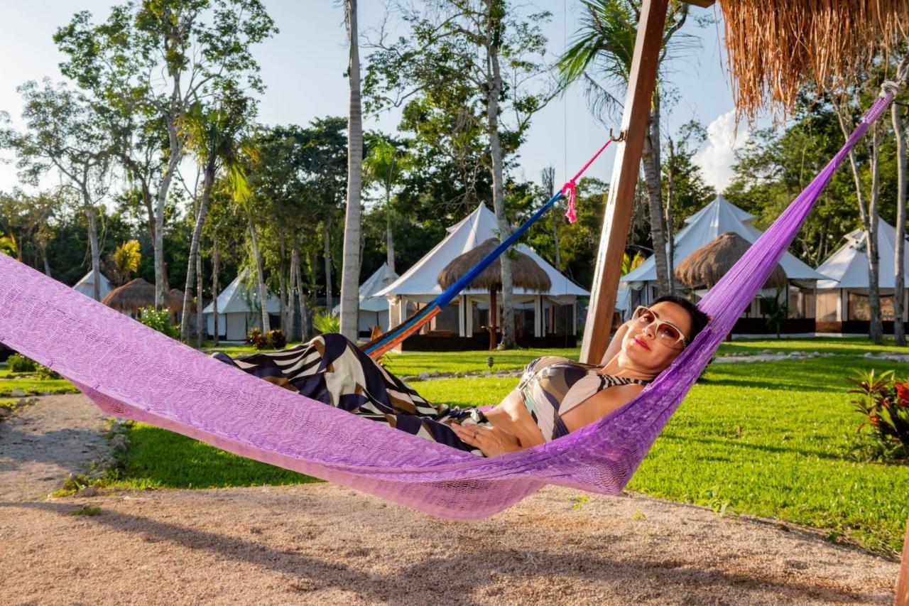 Xakluum Eco Glampings Hotel Puerto Morelos Eksteriør billede